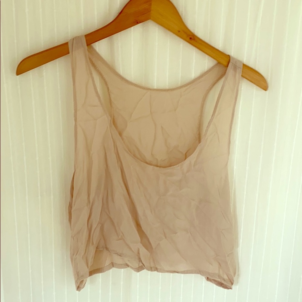 Crop Silk Blouse